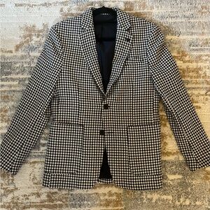 Zara Textured Navy Suit/Blazer
